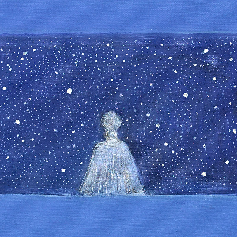Donna tra le stelle dentro
